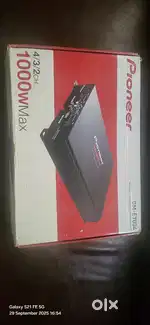 Pioneer Brand New 4-Channel Amplifier with warranty&Bike side box