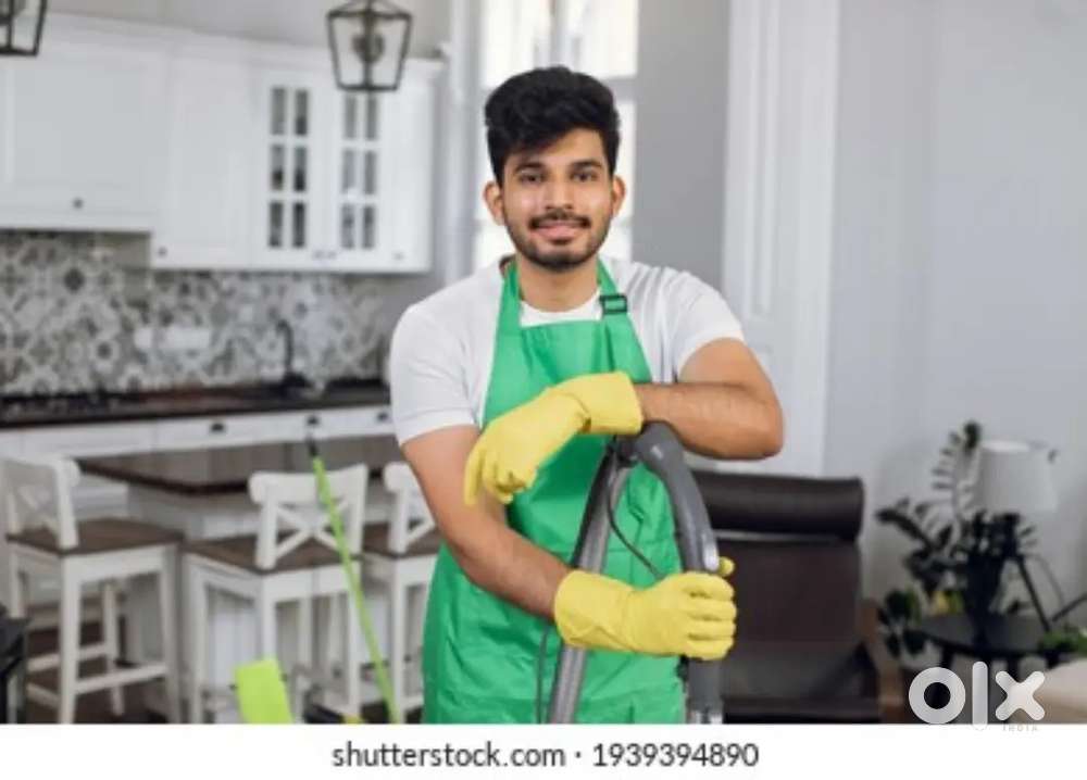 I need helper jo khna bana skte sirf 2 log ka ghr saf sutra kar sake