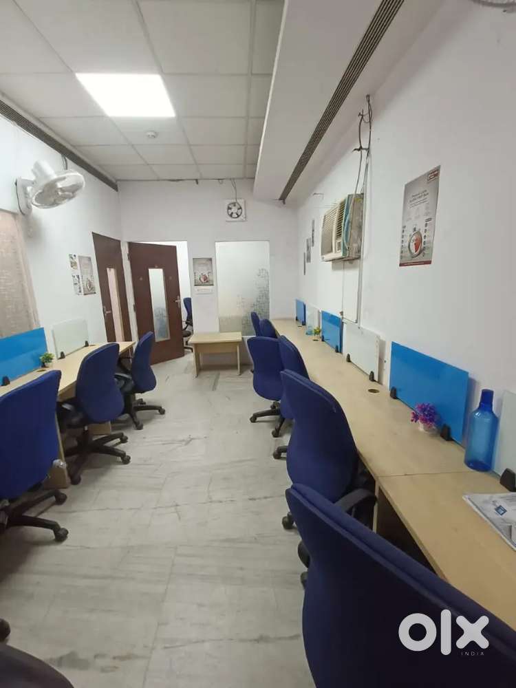 1 Director Cabin 10 Workstation Fully Furnished Office Space For Rent