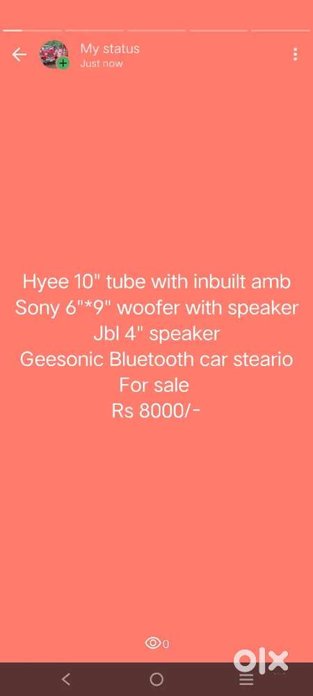 Music system for sale