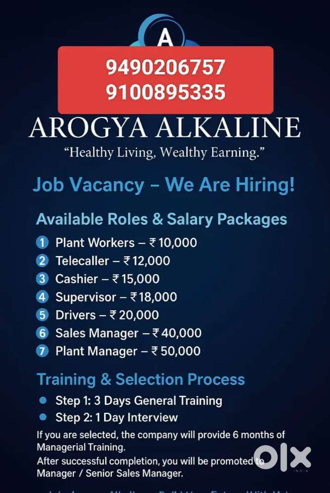 All positions available