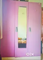 Godrej Interio 3 door wardrobe with attached mirror