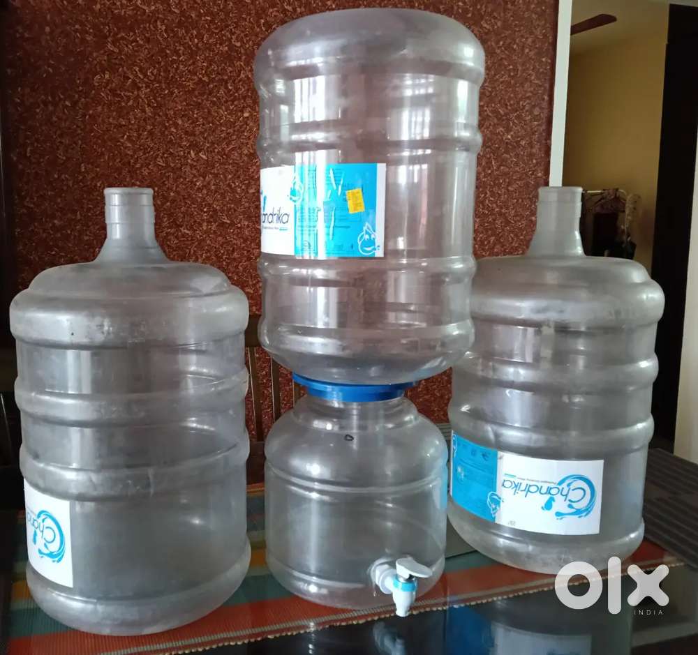 Water dispenser and bottles