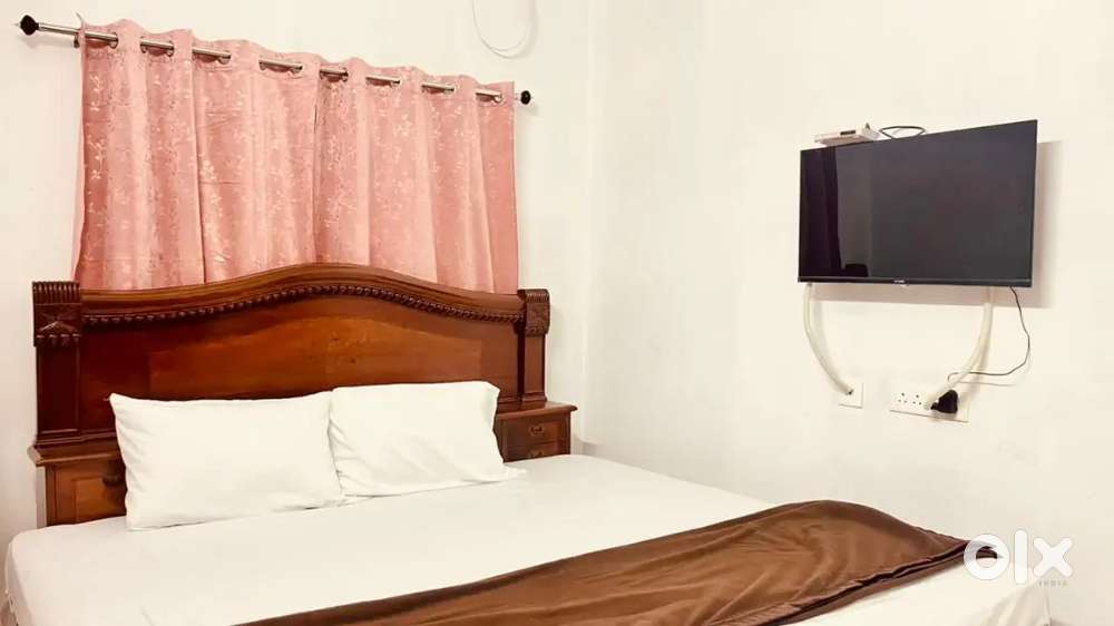 Furnished AC Service apartment for rent on ECR road Kalapet