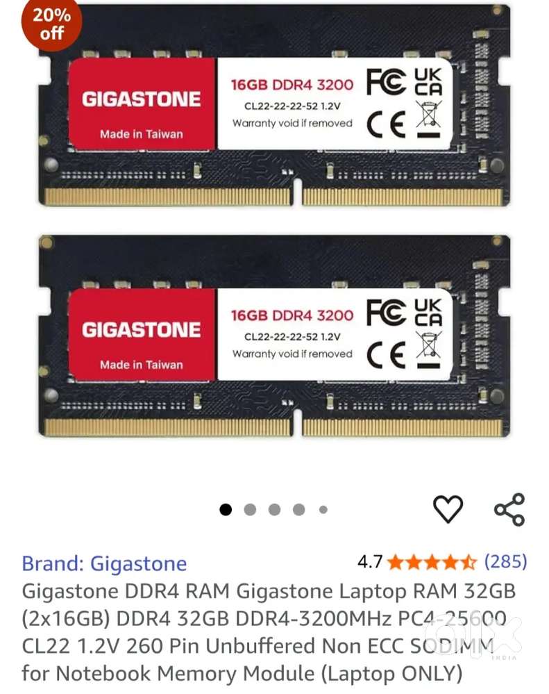 2 RAM Modules for sale (fixed price, no bargaining)