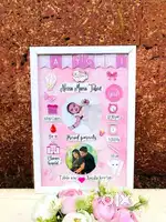Baby biography frame