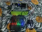 4 in one combo pack mix pro gaming keybord and RGB light mouse