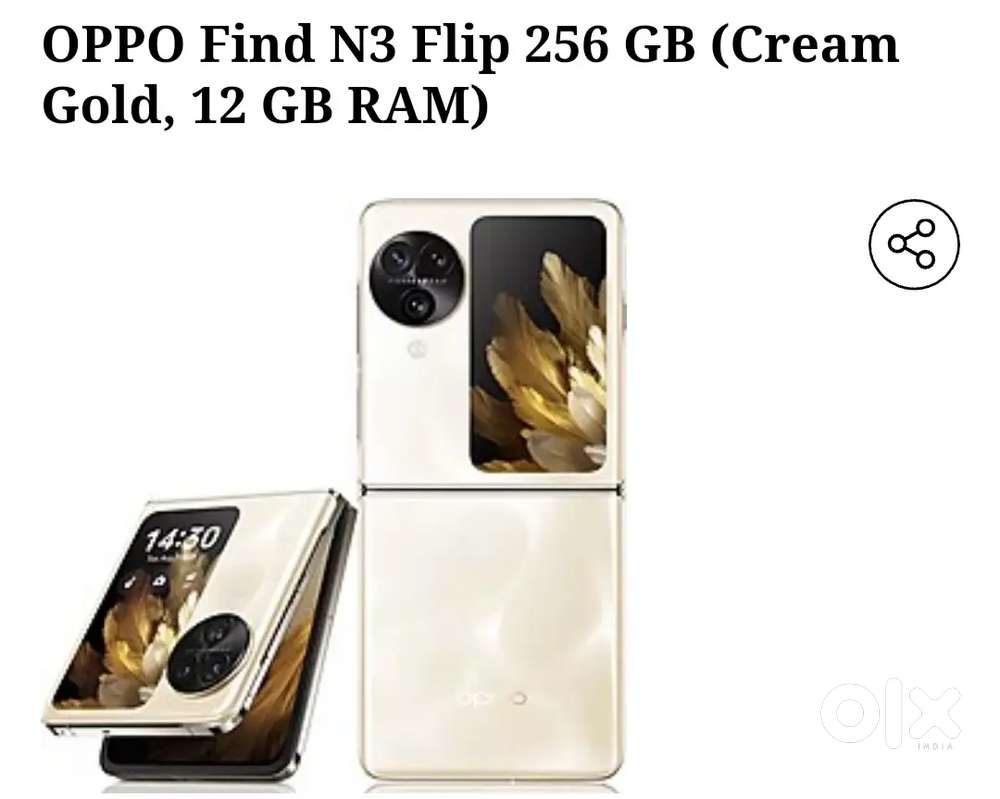 Oppo find n3 flip 12 128 gb Ram new 1 month good condison