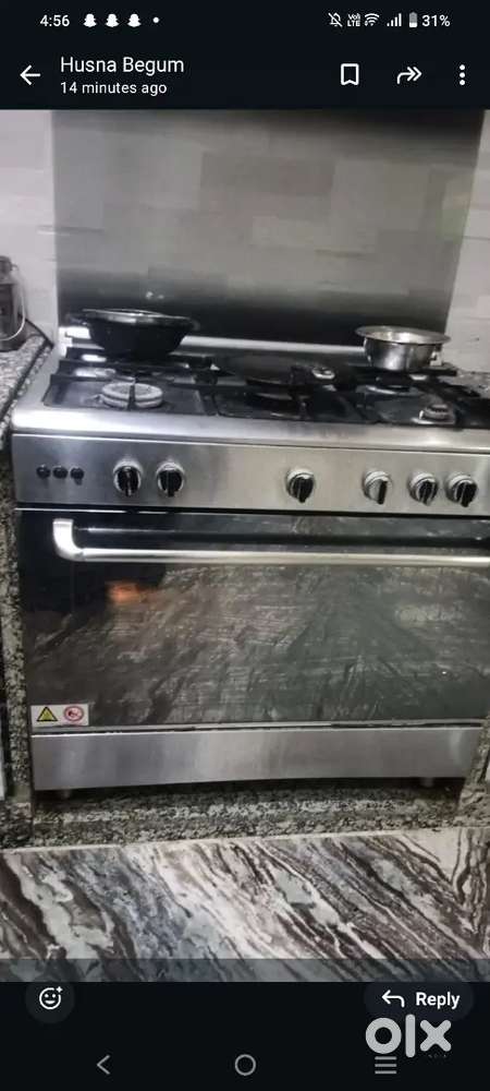 Gas oven in good condition
