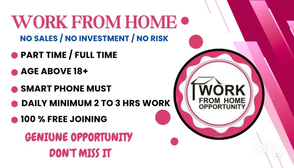 WORK FROM HOME OPPORTUNITY