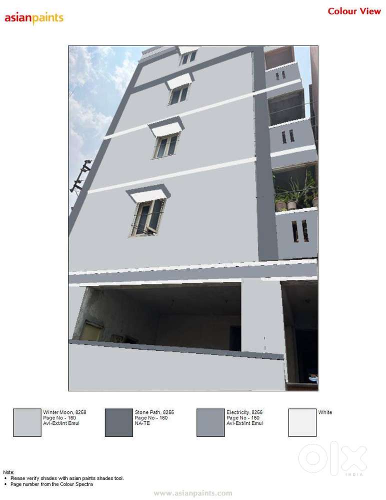 1 BHK with Marbal Flooring