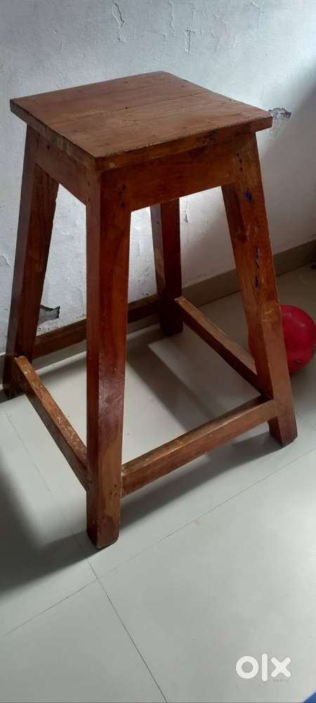 Teak wood (sagwan) stool