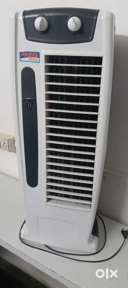 Tower fan air cooler
