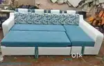 New brand best quality L shape sofa cum bed with storage facility