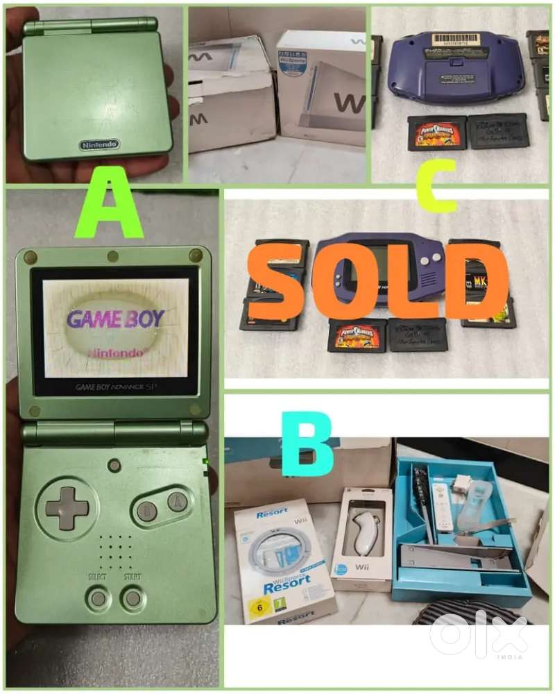 Nintendo Wii, Gameboy advance sp 101