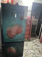 Haier double door fridge 348L