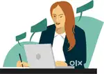 Required girl for reception and back office work