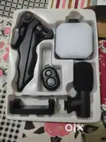 Mic , light ,stand , remote for video on off