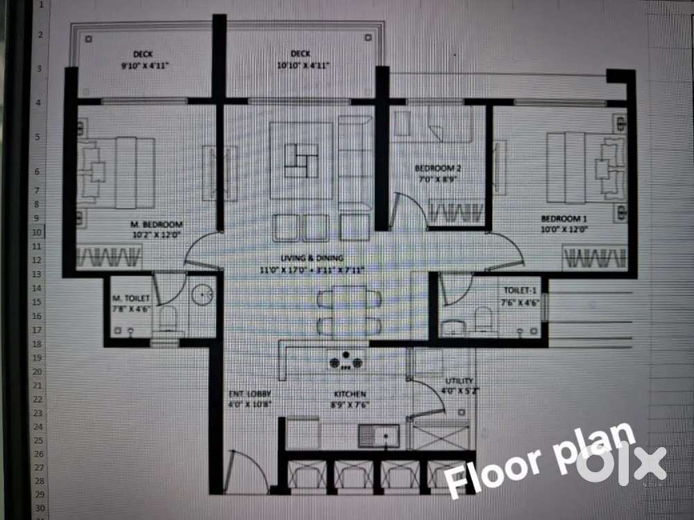 3 BHK flat for sale at Vanaha Township