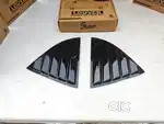 Suzuki fronx window louver kit imported abs plastic gloss black