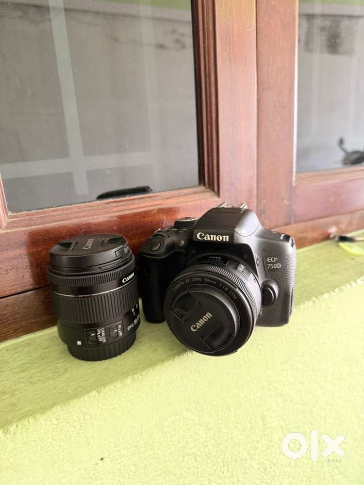 Canon 750D with prime lens amount will be plate negotiable