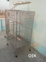 Birds cage stainless-steel pure.