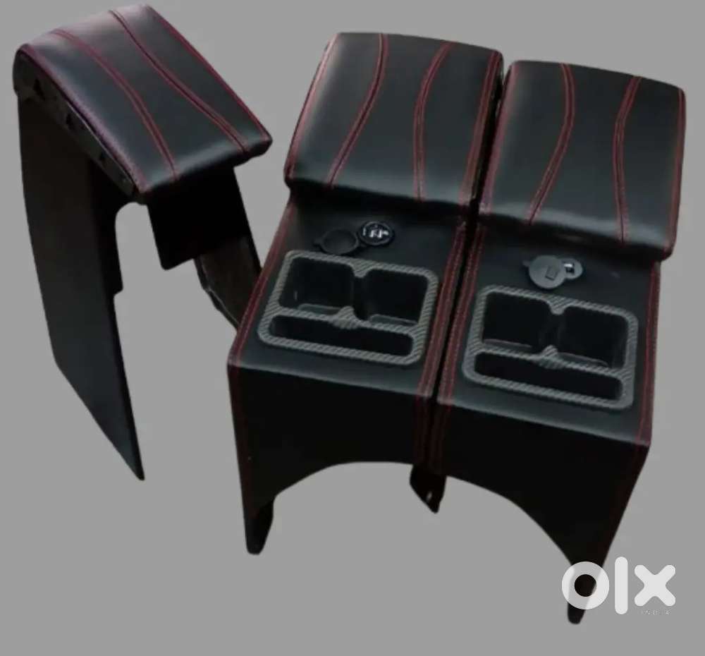 Car amrest speaker box parecl tray