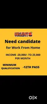 Work from home part time work