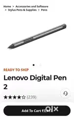 STYLUS LENOVO DIGITAL PEN 2 ORIGINAL 3.5K BILL