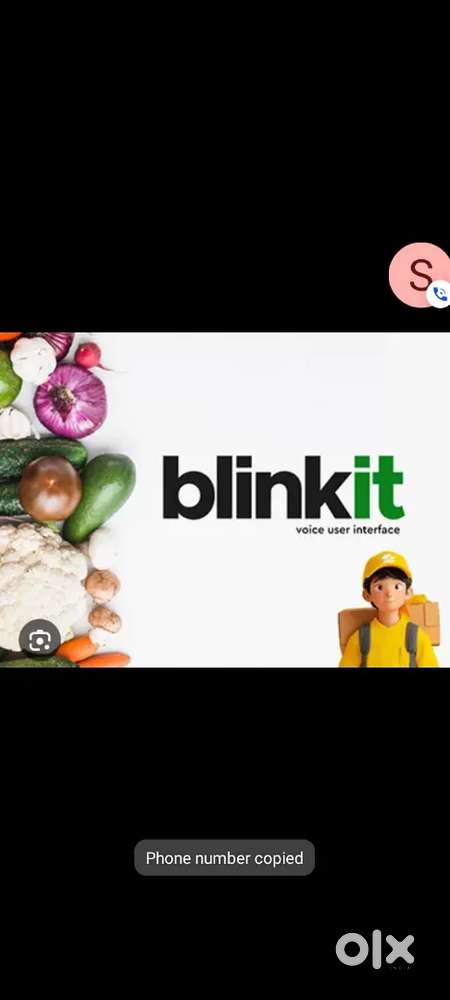 Hiring for ahmedabad blinkit delivery boy job