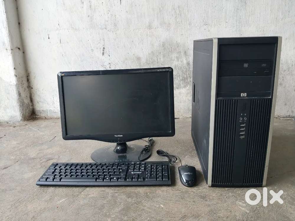 Hp cpu  Viewsonic  monitor