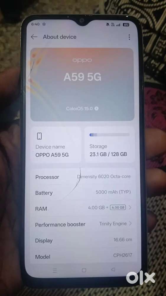Oppo A59 5g  (exchange also available)