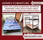 Steel Cot Bed Mattresses Sales - Hostel Bunker Beds Sales Manufacture