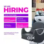 Required  Hairdresser and Beautician for Unisex salon
