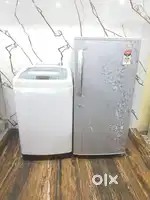 Lg flower model refrigerator & samsung washing machine available*/*