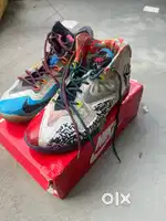 What the Lebrons Nike Basketball shoes size 9