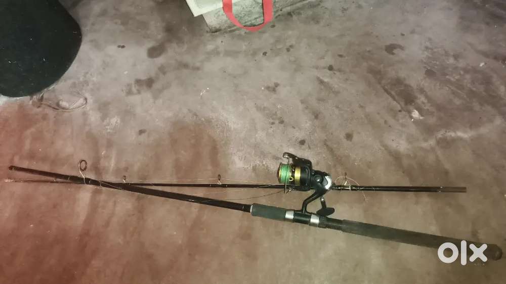 Fishing stick and reel not used