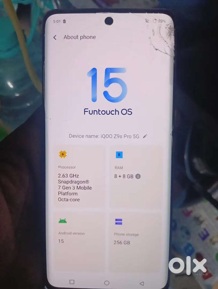 Iqoo z9s pro sell & exchange network problem