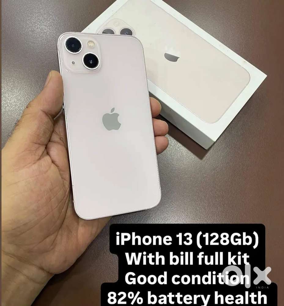 Apple iphone 13 cream  excellent condition with box