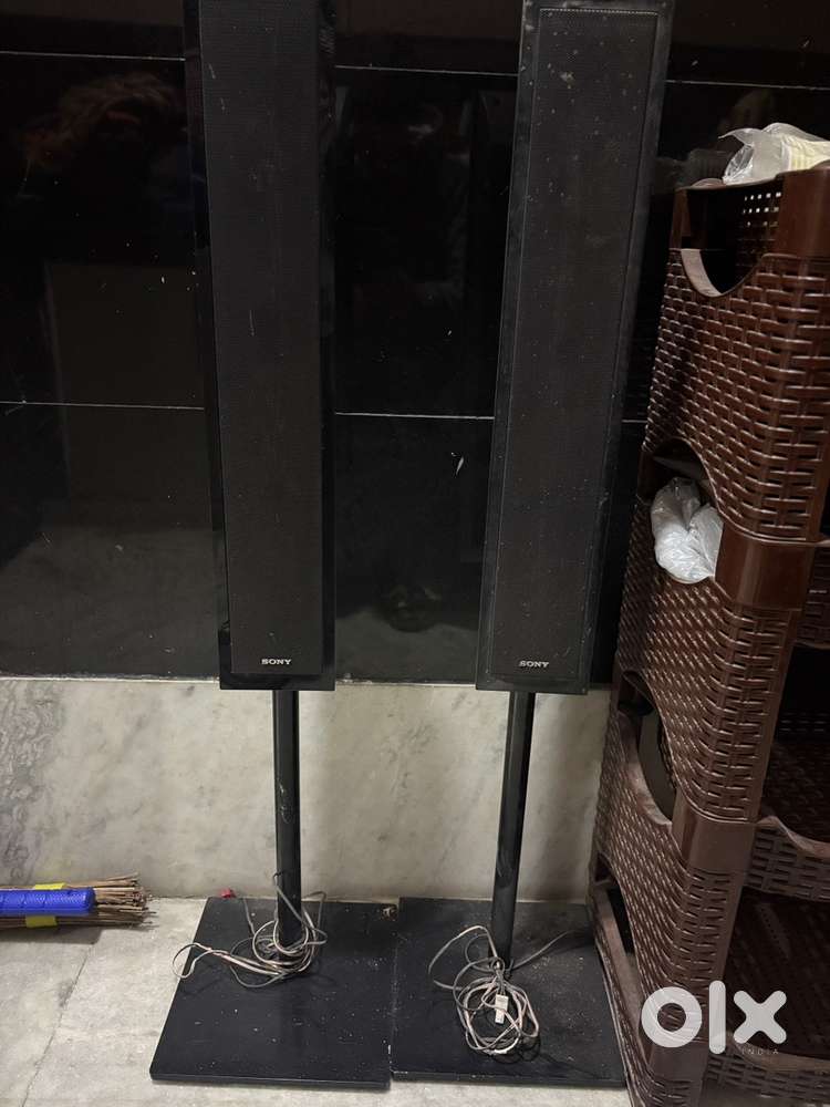 Sony bravia home theatre system standing speakers