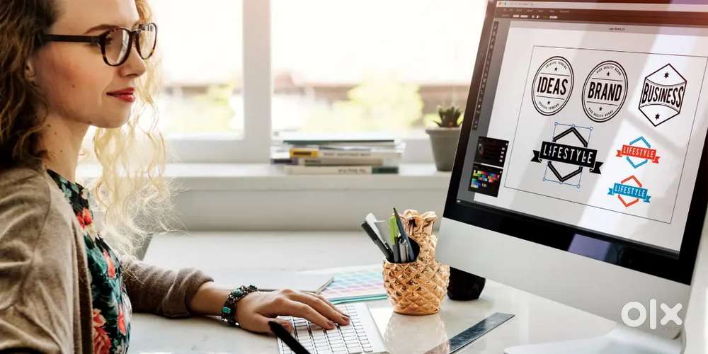 graphic designer with