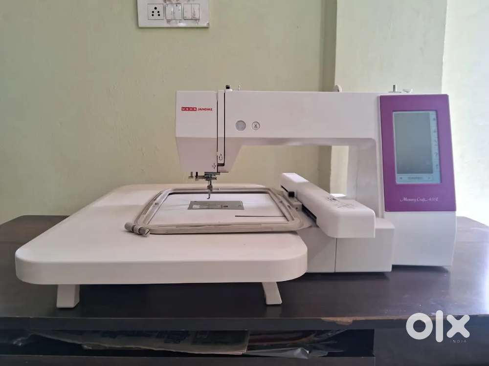 Usha janome 450e computer embroidery Machine
