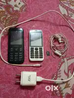 Nokia & Motorola keypad mobile & 4gb memory card &ubon wire headphone