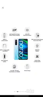 Realme narzo 20 pro bgmi king 6/64 gb