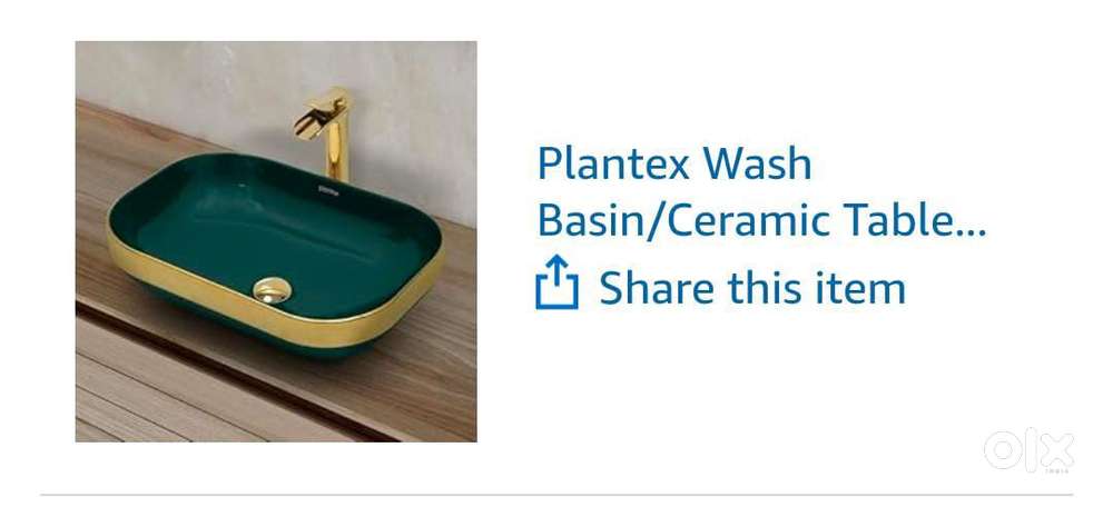 Plantex wash basin ceramic