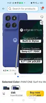 Moto edge 60 stylus