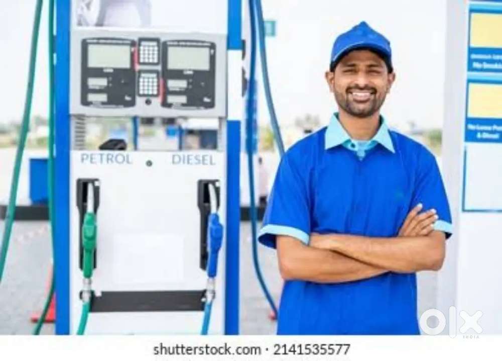 Petrol pump job sales man and girls