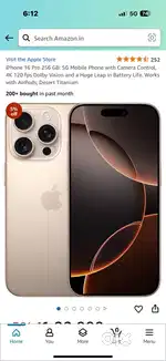 I phone 16 pro 256 gb Indian phone