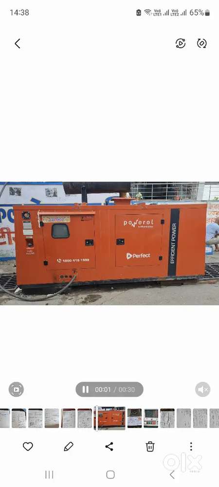 125 KVA Good condition Mahindra generator for sale