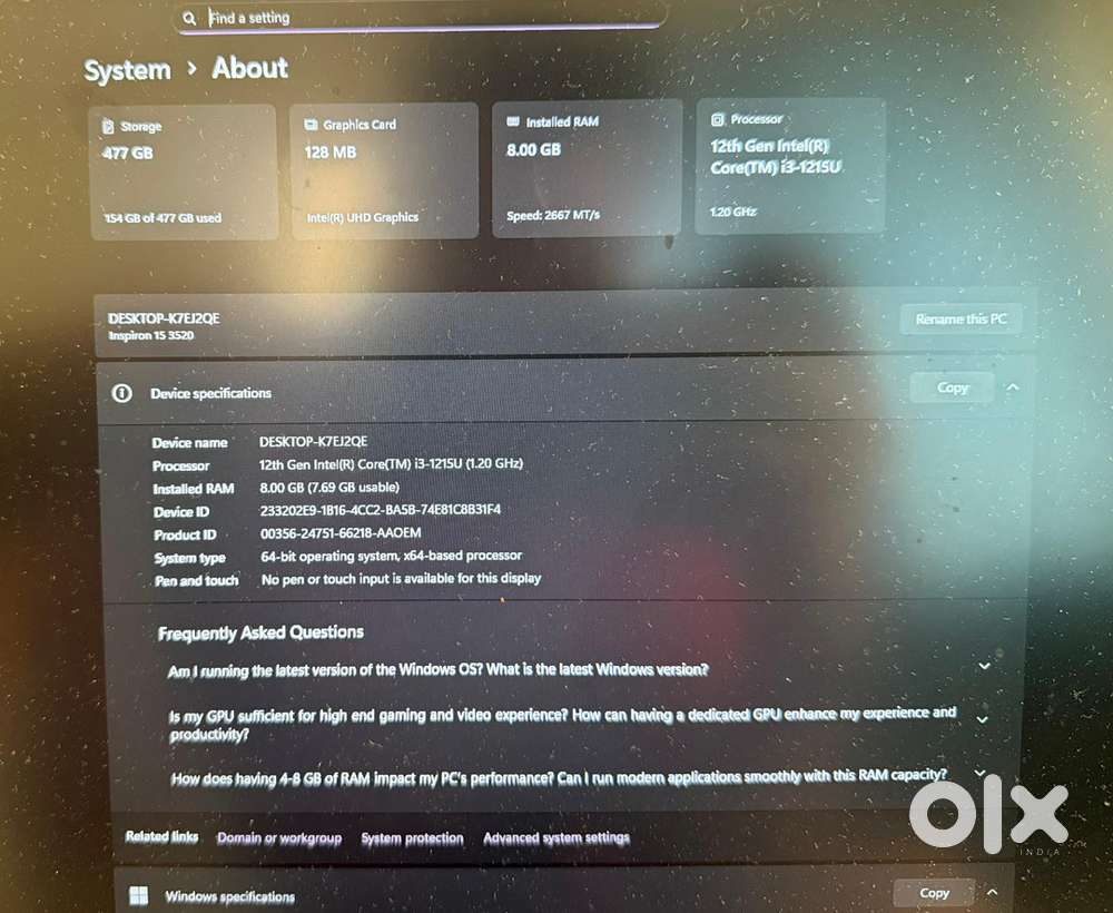 Dell Inspiron Laptop